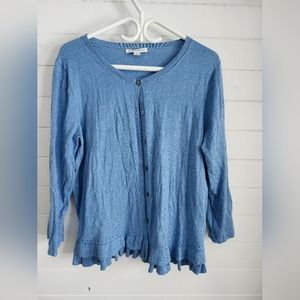 Banana Republic Blue Cardigan